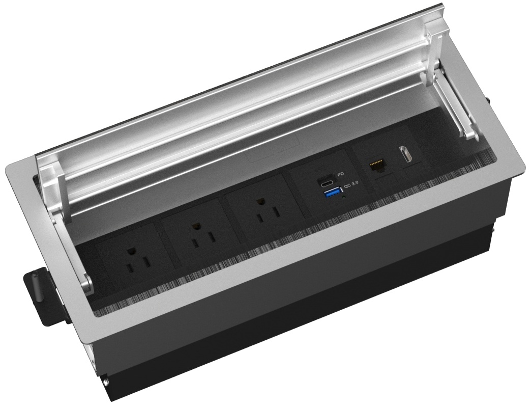 Conference table power & datas hub