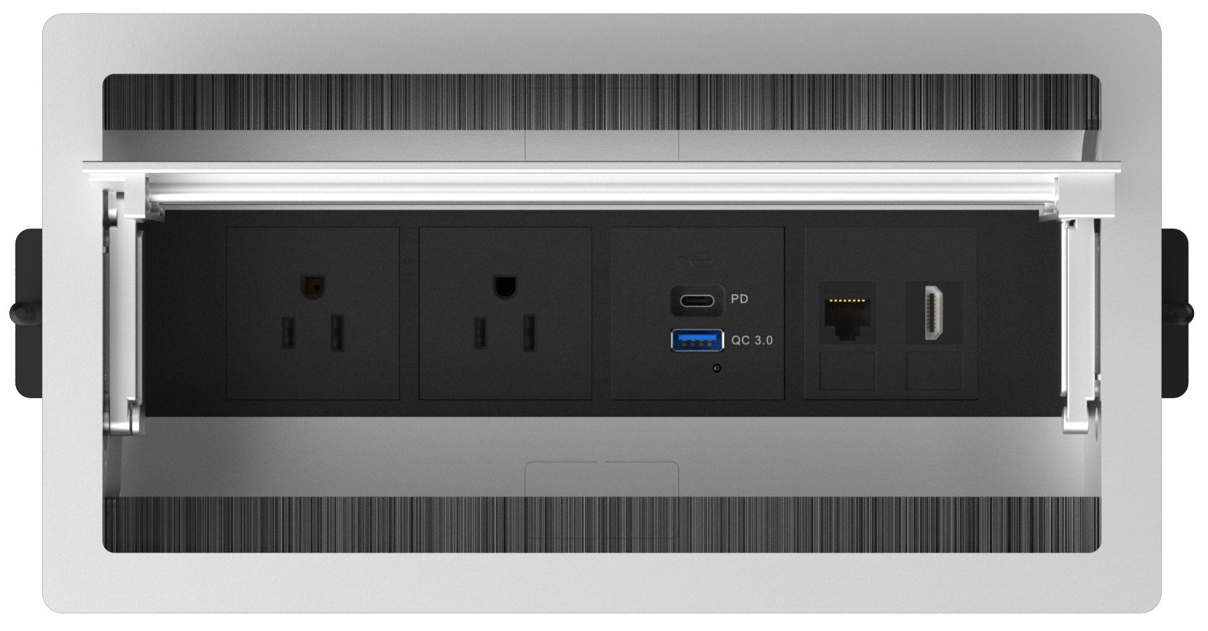 Conference table power & datas hub