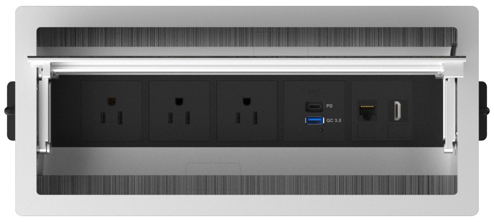 Conference table power & datas hub