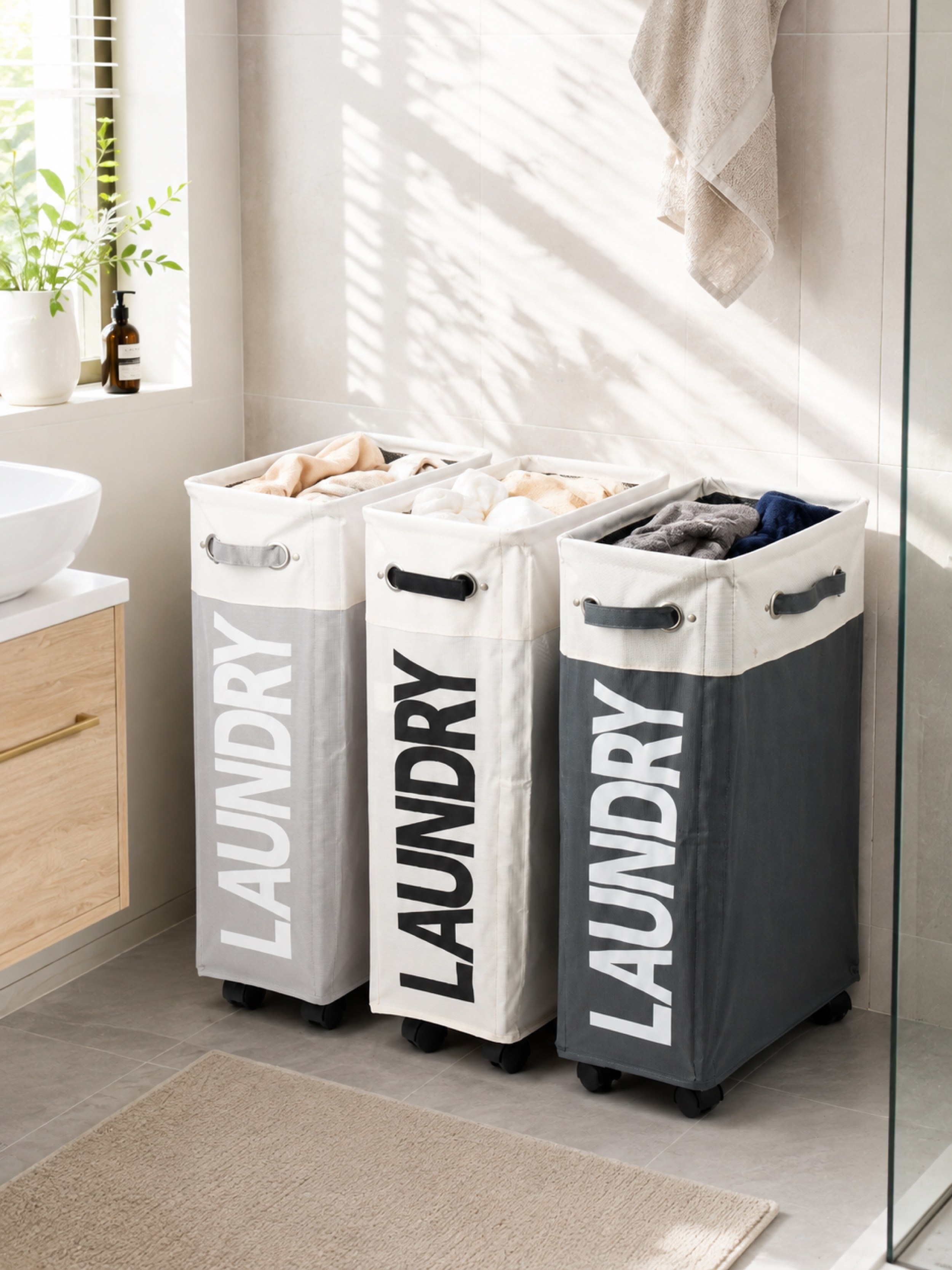 Rolling Laundry Hamper Cart