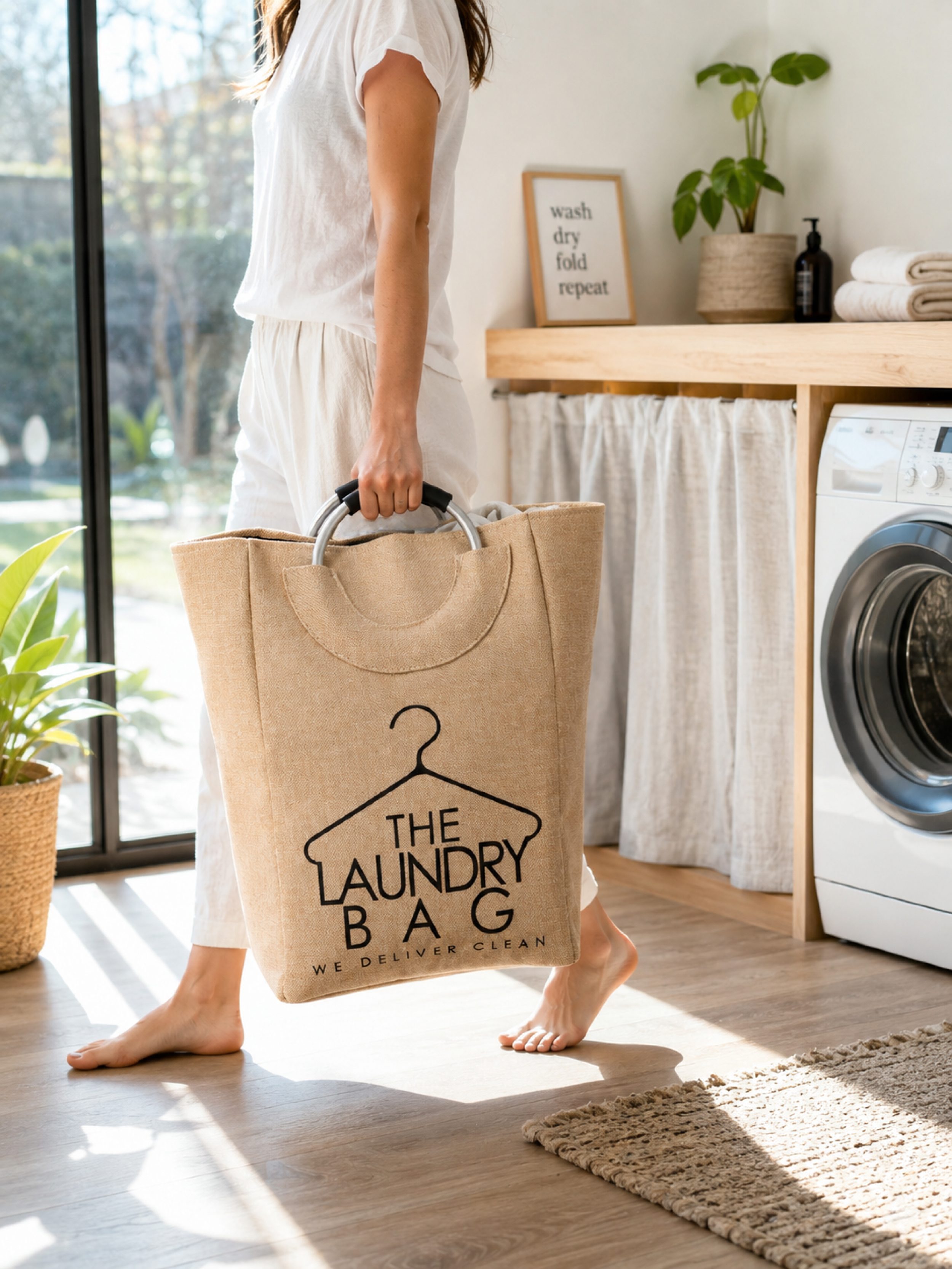 Hand‑held Laundry Hamper