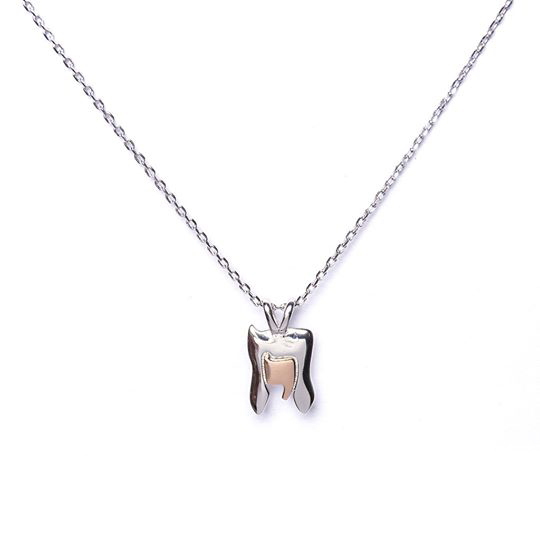 Two Tone Chai Necklace with Nishmat Kol Chai Prayer Chai Haari Jewelry Pendants