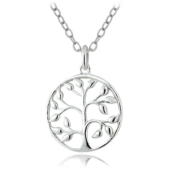 Landou Jewelry Wholesale 925 Sterling Silver Tree of Life Pendant Necklace