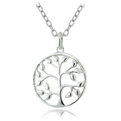 Landou Jewelry Wholesale 925 Sterling Silver Tree of Life Pendant Necklace