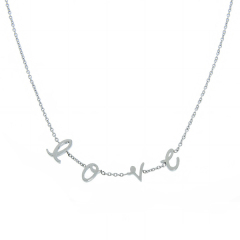 China Jewelry 18K Gold Plated Sterling Silver Love Charm Necklace