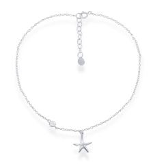 Sterling Silver Italian Jewelry CZ Sarfish Cable Bracelet for Women and Girls
