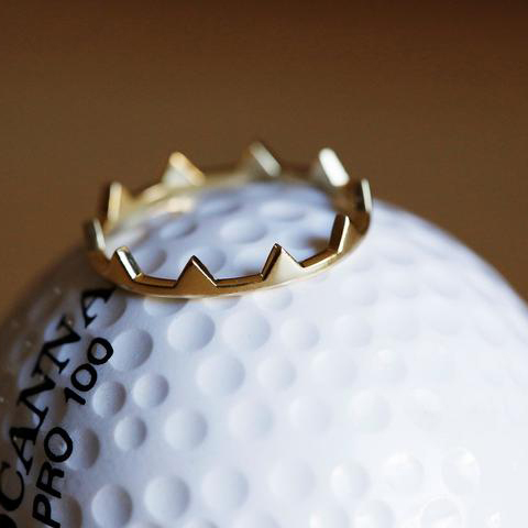 Women Jewelry Exquisite Design Sterling Silver High Polish Crown Ring for Gift