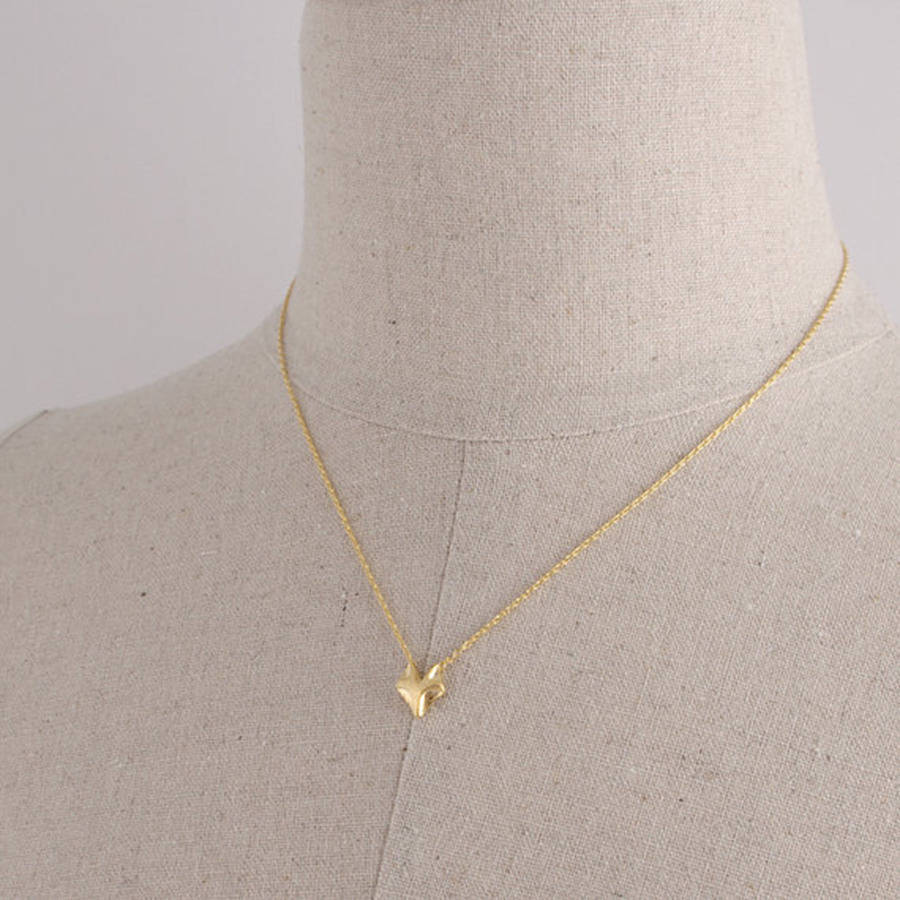Fashion Jewelry 925 Sterling Silver Fox Necklace