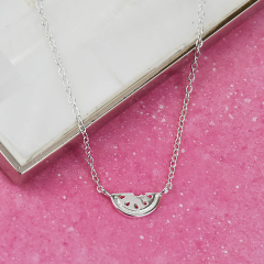 Classic 'One in a Melon' Sterling Silver Necklace