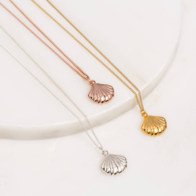 Sterling Silver Happy As A Clam Necklace Wholesale