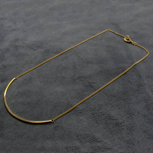 Sterling Silver Half Round Necklace China Manufacturer