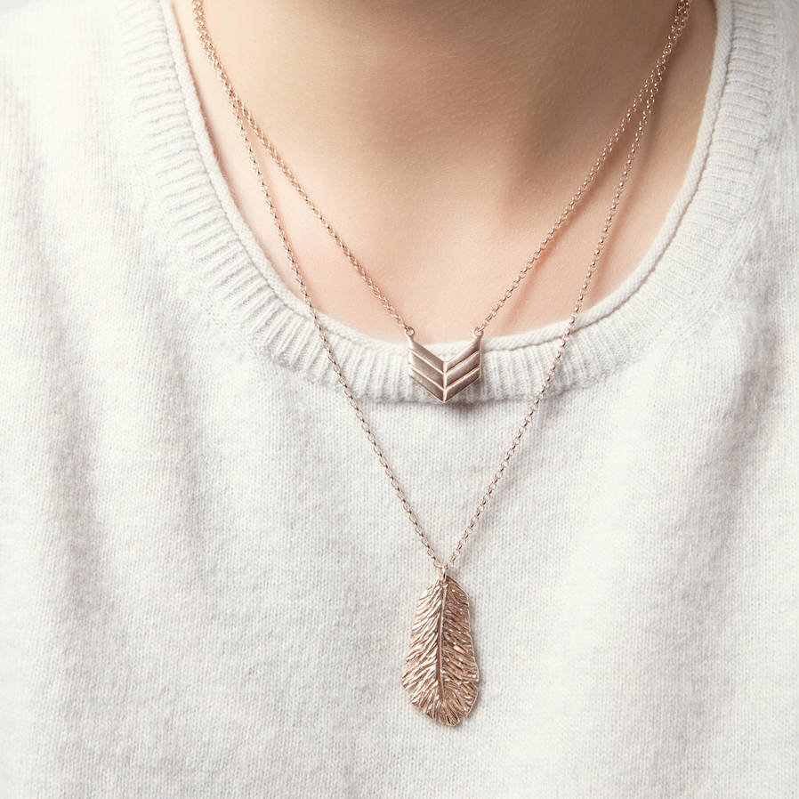 China Wholesale Jewelry Sterling Silver Arrow Necklace