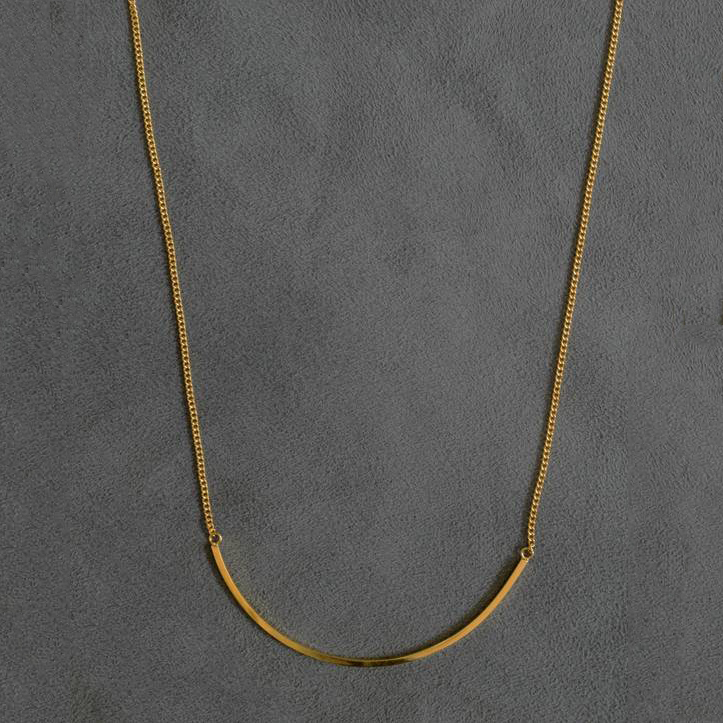 Sterling Silver Half Round Necklace China Manufacturer
