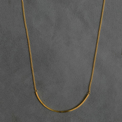 Sterling Silver Half Round Necklace China Manufacturer
