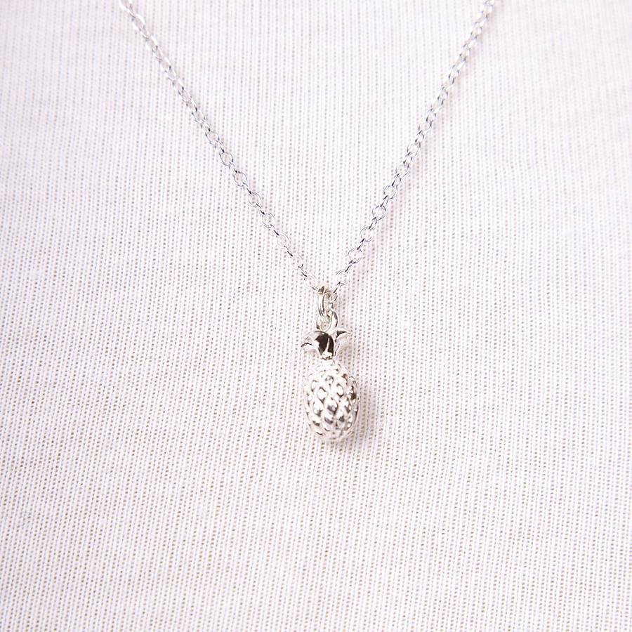 Wholesale Jewelry 925 Sterling Silver Pineapple Necklace