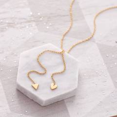 Sterling Silver Cupid's Arrow Necklace Women Jewelry
