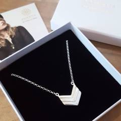 China Wholesale Jewelry Sterling Silver Arrow Necklace