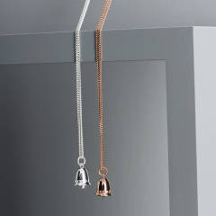 Pretty Jewelry 925 Sterling Silver Bells Necklace