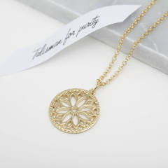 The Purity Mandala Necklace in 925 Sterling Silver