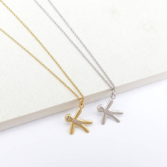 Pretty Design Sterling Silver Gingerbread Man Necklace for Teenage