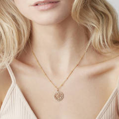 The Purity Mandala Necklace in 925 Sterling Silver
