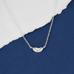 Classic 'One in a Melon' Sterling Silver Necklace