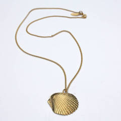 New Design Sterling Silver Saba Shell Necklace