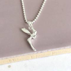 Sterling Silver Fairy Necklace Wholesale Jewelry