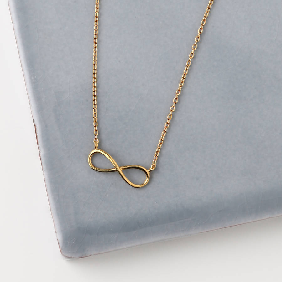 China Wholesale Jewelry Sterling Silver Infinity Necklace
