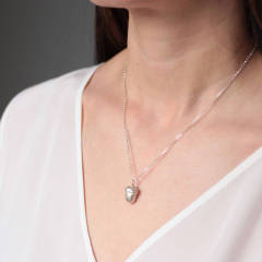 Dainty Design Sterling Silver Little Acorn Necklace