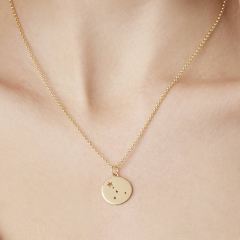 925 Sterling Silver Cancer Constellation Necklace Silver, Gold or Rose