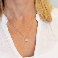 Insect Jewelry Sterling Silver Dainty Gold Bee Necklace