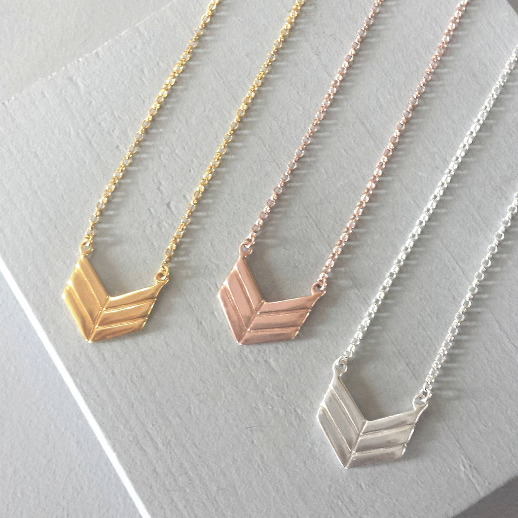 China Wholesale Jewelry Sterling Silver Arrow Necklace