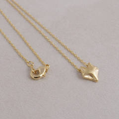 Fashion Jewelry 925 Sterling Silver Fox Necklace