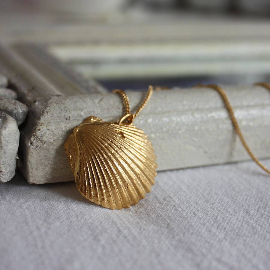 New Design Sterling Silver Saba Shell Necklace