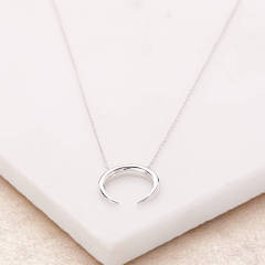 High Polish 925 Sterling Silver Acorn Necklace