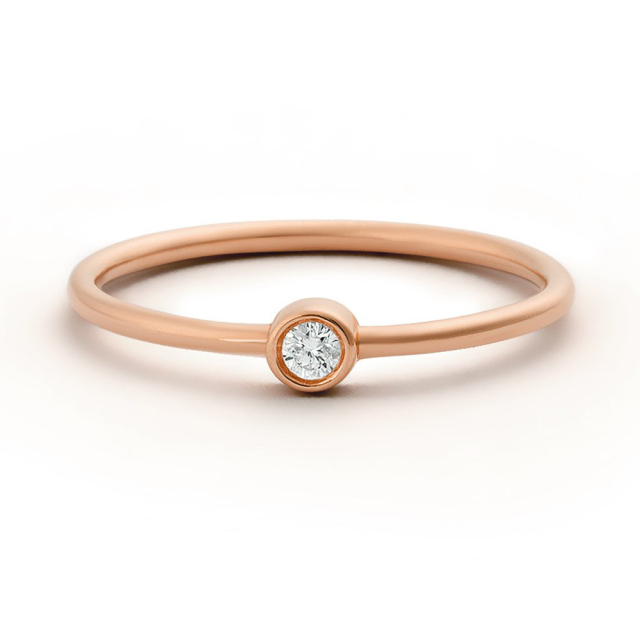 Simple Design 925 Sterling Silver Solitaire Finger Band Ring Design