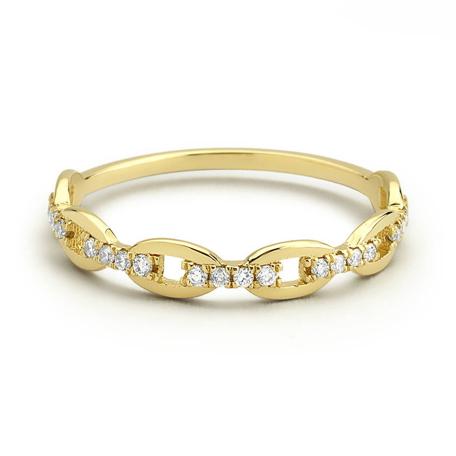 Unique Cubic Zirconia Wedding for in 925 Silver for Women