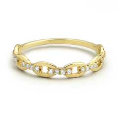Unique Cubic Zirconia Wedding for in 925 Silver for Women