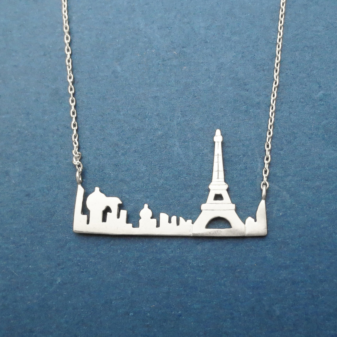 Fancy Jewelry Sterling Silverf My Petit Paris the Eiffel Tower Necklace
