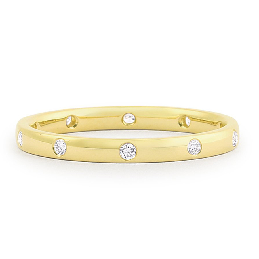 Sterling Silver Rose Gold Promise Wedding Band Ring
