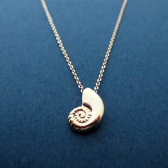 Mermaid Jewelry Sterling Silver Ariel Voice Seashell Necklace