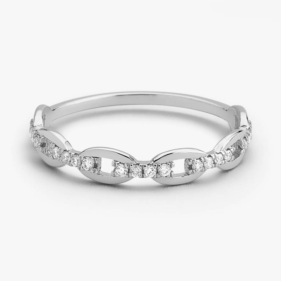 Unique Cubic Zirconia Wedding for in 925 Silver for Women
