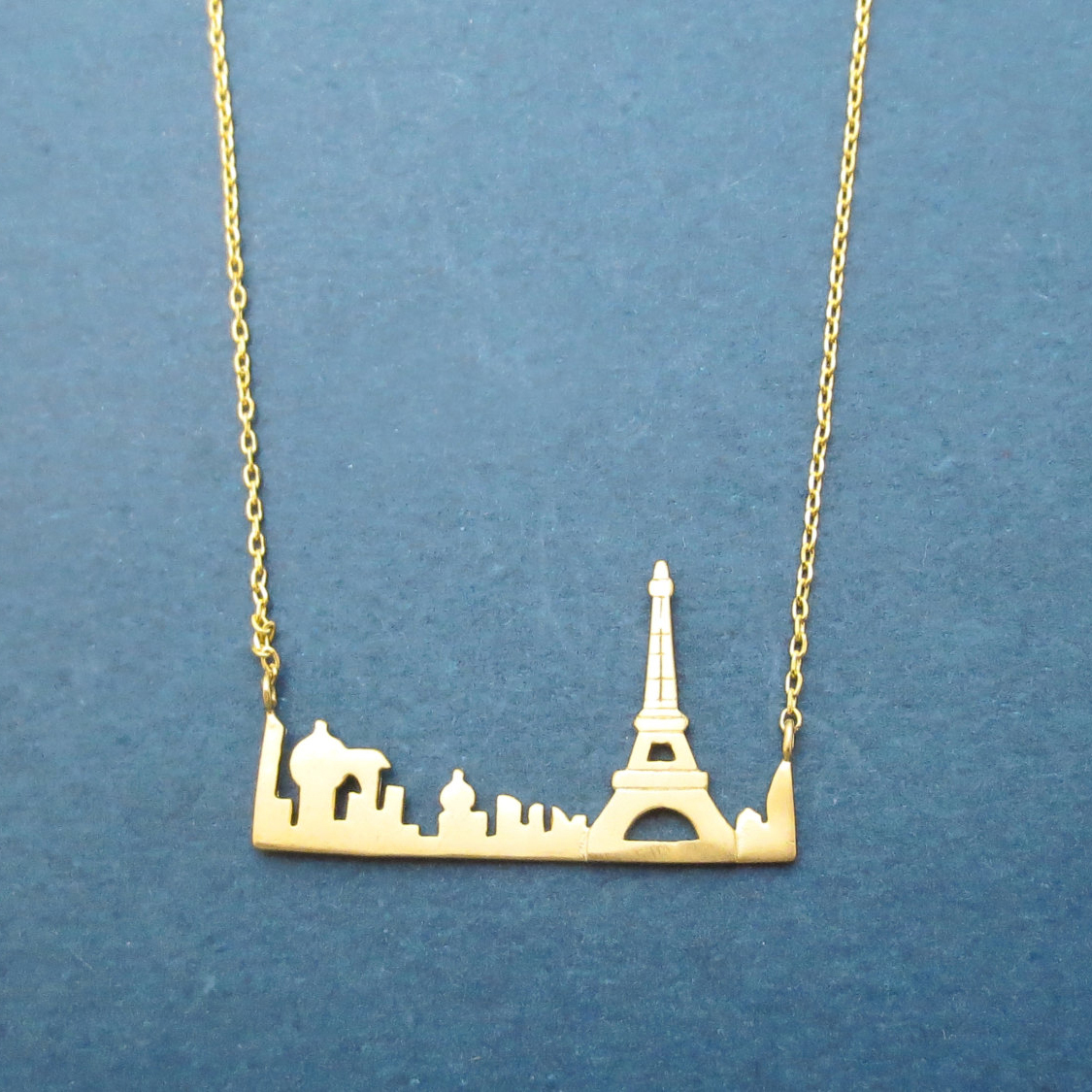 Fancy Jewelry Sterling Silverf My Petit Paris the Eiffel Tower Necklace