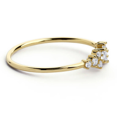 Saudi Gold Jewelry Thin Rings Silver China Wholesale Zircone Ring
