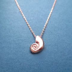 Mermaid Jewelry Sterling Silver Ariel Voice Seashell Necklace