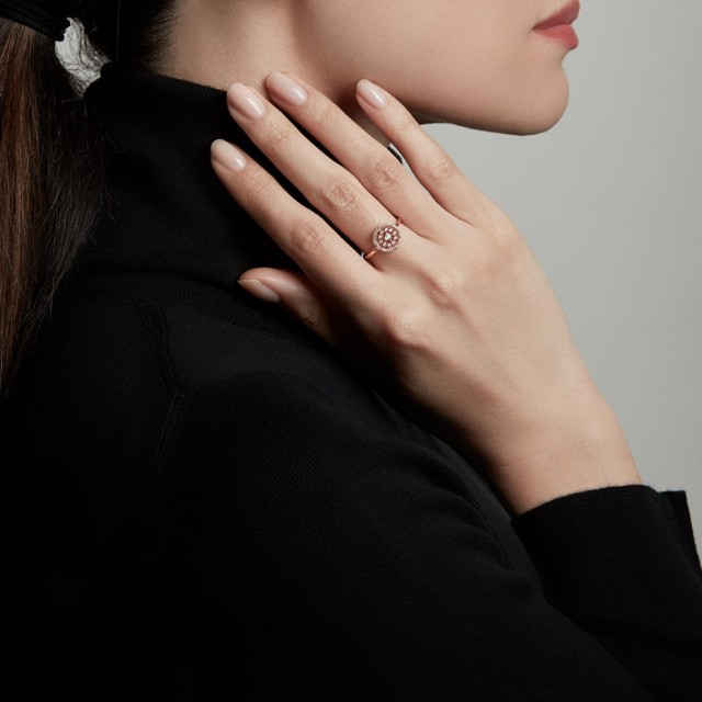 Sterling Silver Cubic Zirconia and Opal Delicate Ring
