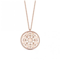 Beautiful Sterling Silver Cubic Zirconia and Opal Pendant Necklace