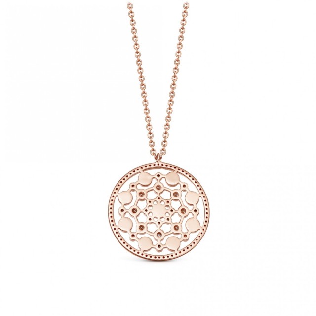Beautiful Sterling Silver Cubic Zirconia and Opal Pendant Necklace