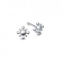 Sterling Silver Mini Floris Stud Earrings for Girl